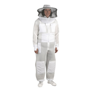Apiculture.net - Matériel apicole français Combinaison Air'3D avec chapeau et voile - XXL