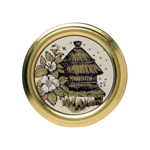 Apiculture.net - Matériel apicole français 1190 capsules Twist Off Ruche dorée TO 70