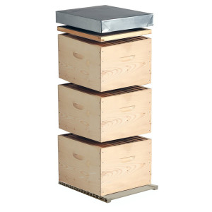 Ecoruche : Ruches Classiques en Bois Ruche Warré + Fond Happykeeper
