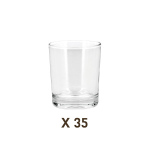 Apiculture.net - Matériel apicole français 35 verres à bougie 25cl