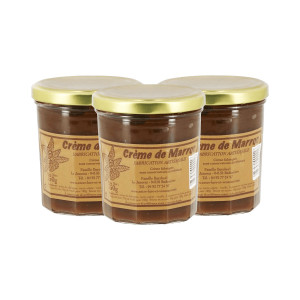 Apiculture.net - Matériel apicole français Lot de 3 crèmes de marron 350g