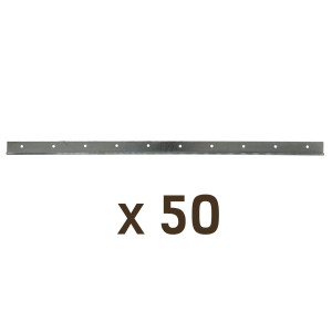 Apiculture.net - Matériel apicole français 50 bandes lisses 450mm pour Dadant 12 cadres