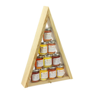 Apiculture.net - Matériel apicole français Coffret pyramide pour 10 pots de 125g