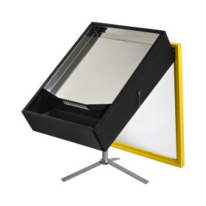 Apiculture.net - Matériel apicole français Cérificateur solaire avec pied inox
