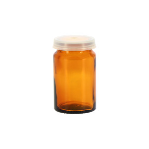 Apiculture.net - Matériel apicole français 210 piluliers 25ml en verre brun avec cape