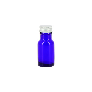 Apiculture.net - Matériel apicole français 54 flacons verre bleu 15ml avec bouchons alu