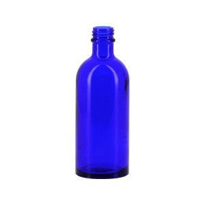 Apiculture.net - Matériel apicole français 48 flacons verre bleu 100ml PH18