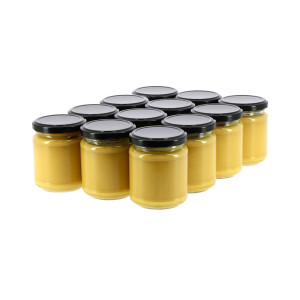 Apiculture.net - Matériel apicole français 12 moutardes au Miel 200g (sans étiquette)