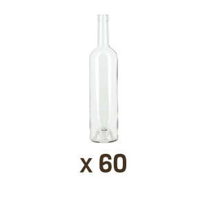 Apiculture.net - Matériel apicole français 60 bouteilles Bordelaises 750ml