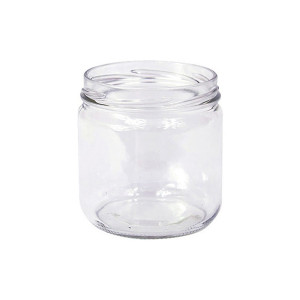 Apiculture.net - Matériel apicole français 120 pots verre 500g bas (390 ml) TO82