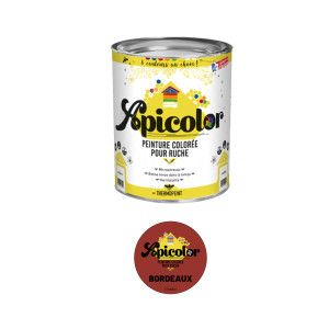 Apiculture.net - Matériel apicole français Peinture Apicolor 0,5L - Bordeaux