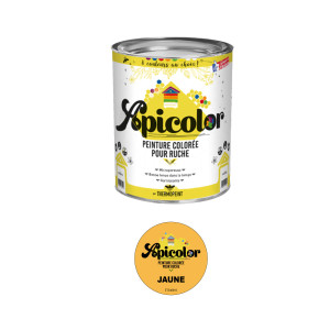 Apiculture.net - Matériel apicole français Peinture Apicolor 0,5L - Jaune