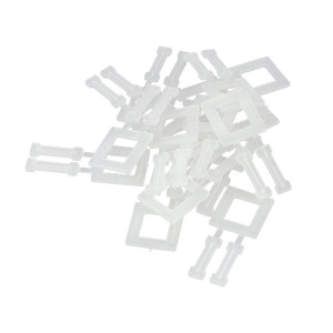 Apiculture.net - Matériel apicole français 1000 boucles plastique autobloquantes 13mm