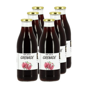 Apiculture.net - Matériel apicole français 6 jus de grenade Bio 75cl