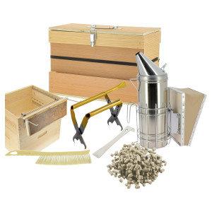 Apiculture.net - Matériel apicole français Caisse à outils en bois complète - Tool box