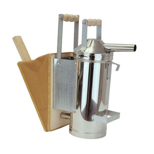 Apiculture.net - Matériel apicole français Enfumoir brésilien géant en inox