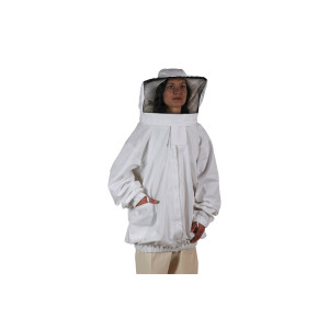 Apiculture.net - Matériel apicole français Blouson avec chapeau et voile - L