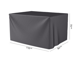Husa mobilier gradina AeroCover pentru vatra de foc, 110x84x70 cm, dreptunghiulara, antracit