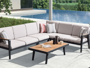 Perna decorativa pentru gradina si terasa Higold, 40x40 cm, roz