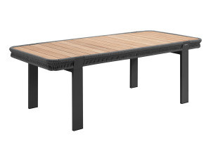 Masa pentru gradina si terasa Higold Borromeo, 2136 x 1000 x 765 mm, cadru antracit