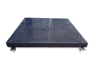 Suport granit pentru umbrela de terasa, 80x80 cm, 90 kg