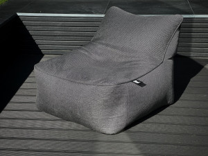 Fotoliu puf B-Lounge pentru exterior si interior, gri