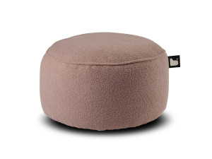 Taburet puf rotund Teddy pentru interior, roz