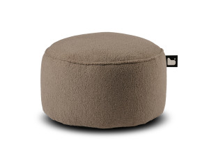 Taburet puf rotund Teddy pentru interior, maro