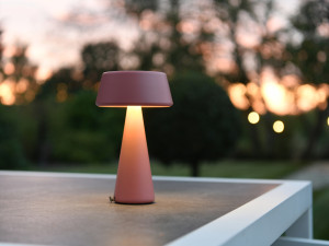 Lampa de gradina si terasa B-Lamp Terracotta cu LED, 12x12x20 cm, teracota