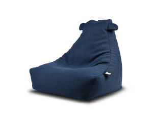 Fotoliu puf Teddy Mini pentru interior, albastru