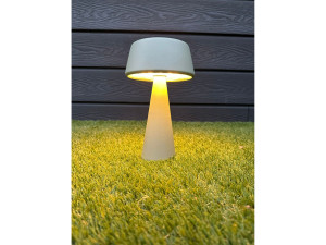 Lampa de gradina si terasa B-Lamp Sage Green cu LED, 12x12x20 cm, verde
