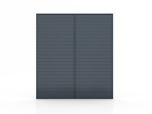Panou intreg fix pentru pergolele Aplux, aluminiu, antracit, 3 m