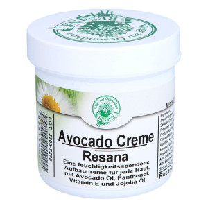 Naturkosmetik für fette Haut Avocado Creme