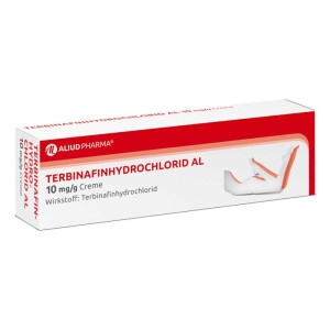 AL Aliud Pharma Terbinafinhydrochlorid AL 10 mg/g Creme bei Fußpilz