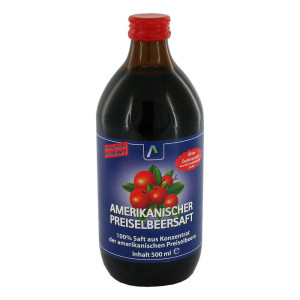 Preiselbeer Saft amerikanisch