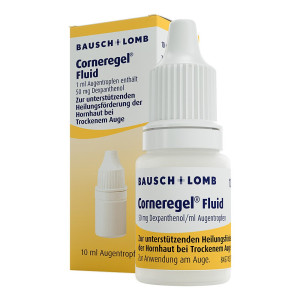 Corneregel Fluid unterstützt die Wundheilung am Auge