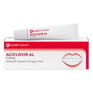 Aciclovir AL Creme bei Lippenherpes
