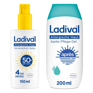 Ladival Allergische Haut Sonnenschutz-Spray LSF50+ + Apres Pfleg