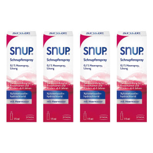 SNUP Nasenspray 0,1% 4er Pack