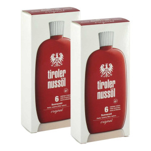 Dermapharm Tiroler Nussöl Original sonnenöl Wasserfest Lsf 6