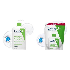 Cerave Feuchtigkeitsspendende Reinigungslotion + Nachfüllpack