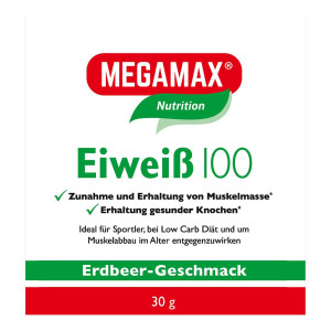 Eiweiss 100 Erdbeer Megamax Pulver