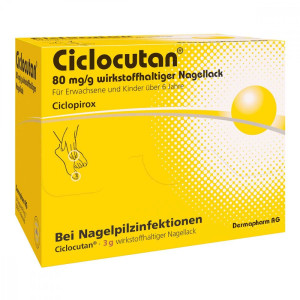 CICLOCUTAN 80 mg/g wirkstoffhaltiger Nagellack bei Nagelpilz