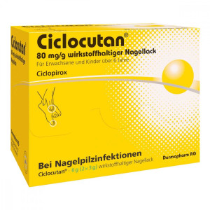 CICLOCUTAN Nagellack bei Nagelpilz 80 mg/g
