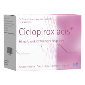 Ciclopirox acis 80mg/g bei Nagelpilz