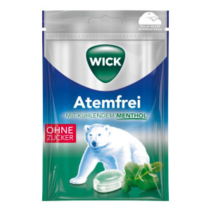 Wick Atemfrei Bonbons ohne Zucker Beutel