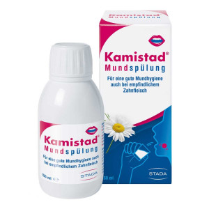 Kamistad Mundspülung bei Zahnfleischentzündungen und Aphten