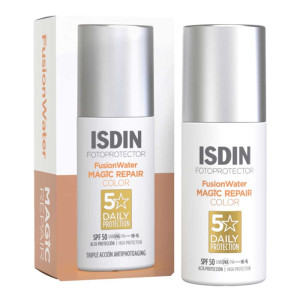 ISDIN FusionWater Repair color Anti-Age Sonnencreme getönt LSF50