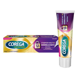 Corega Ultra Haftcreme Starker Halt+Krümelschutz