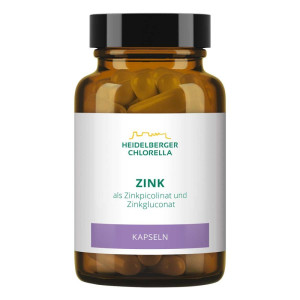 Heidelberger Chlorella Zink Kapseln Zinkpicolinat & Zinkgluconat